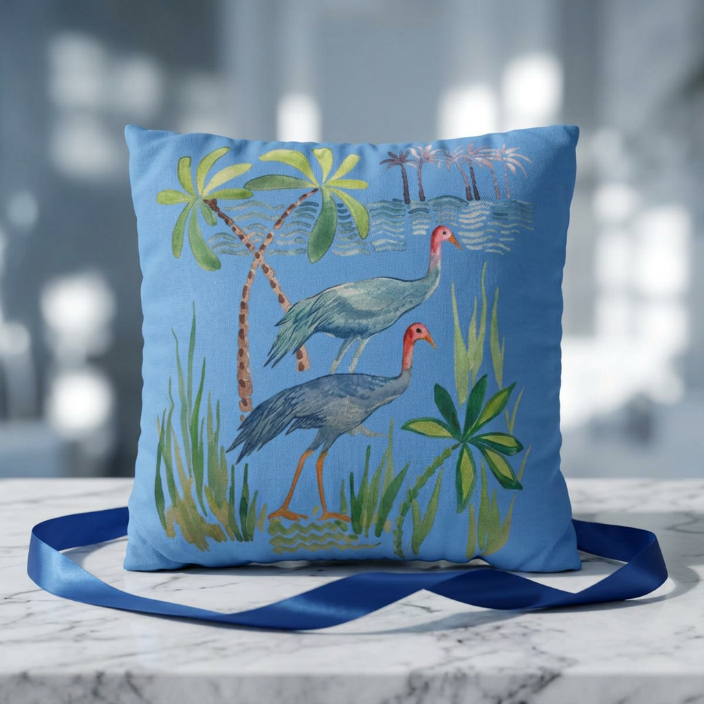 Square Poly Canvas Pillowcase