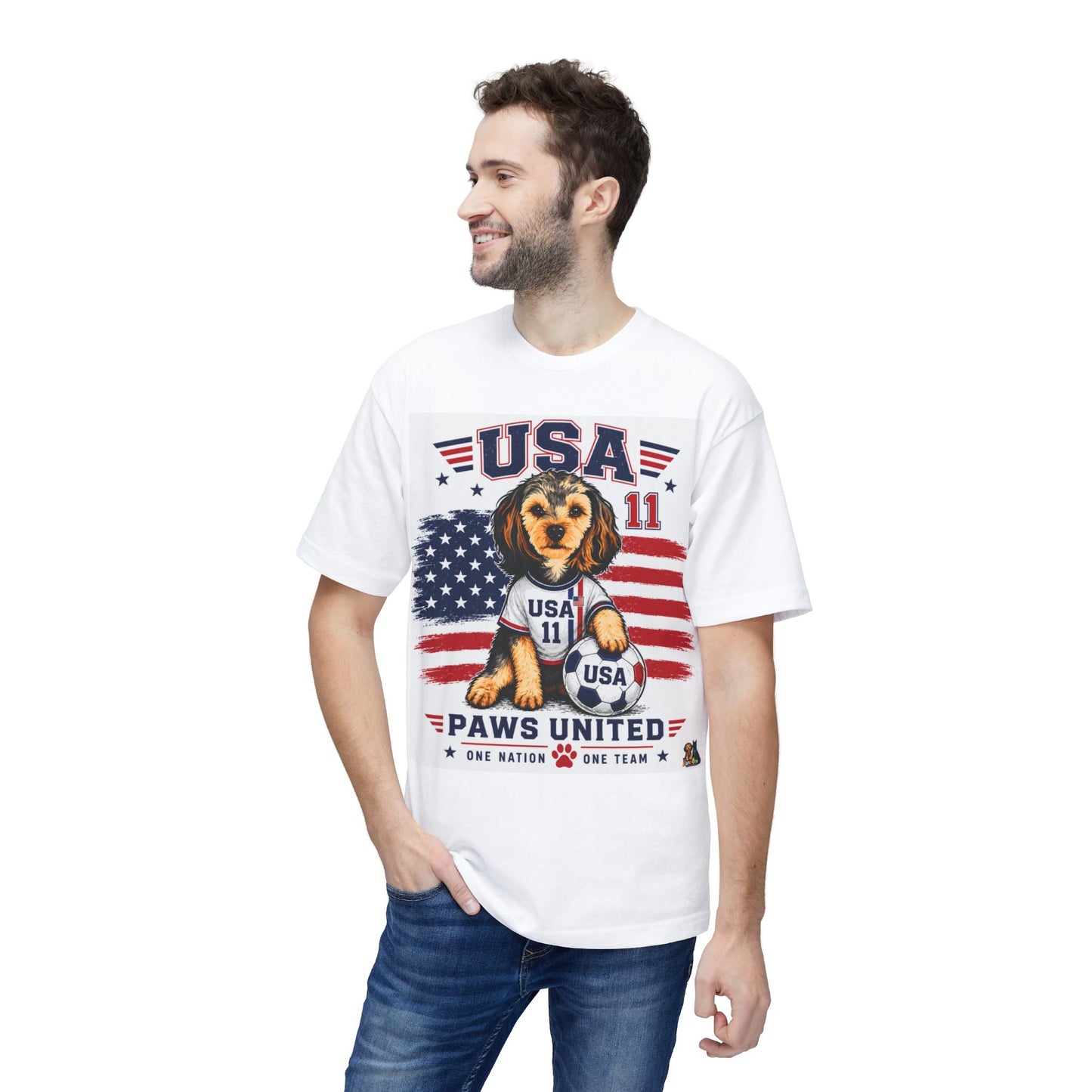 USA Paws United Dog Soccer T-Shirt