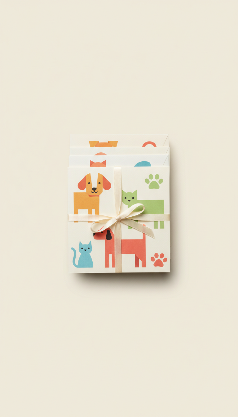 Personalized Pet Greeting Card Set